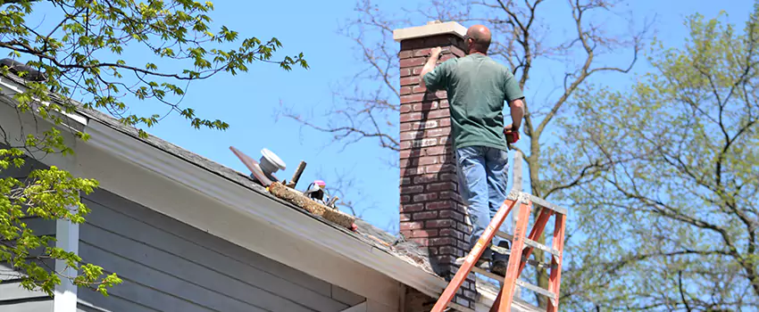 Vinyl and PVC Chimney Flashing Installation in Moorhead, MN