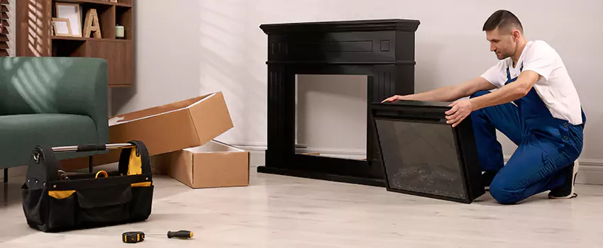 Old Rusted Metal Fireplace Repair And Replacement in Moorhead, MN